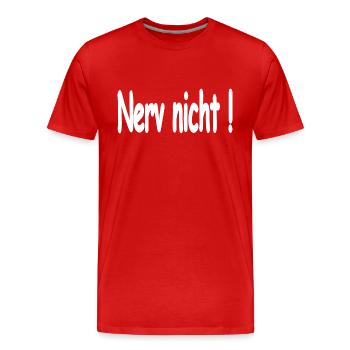 Auto - Männer Premium Bio T-Shirt - Rot - Vorne - Damien (186cm)