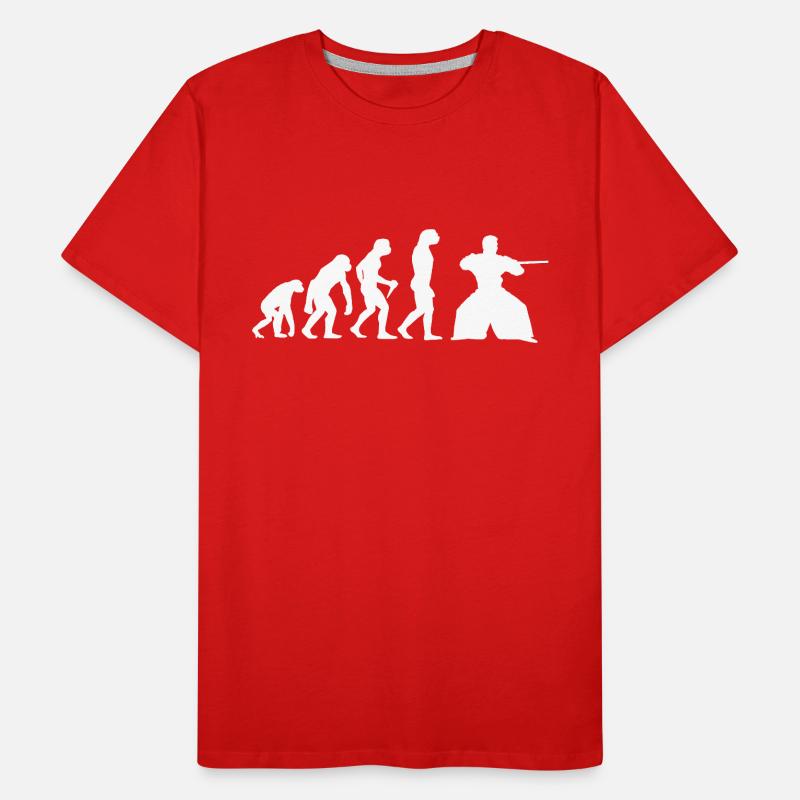 Aikido Evolution Young Men Men's Premium Organic T-Shirt