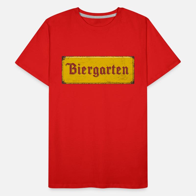 Biergarten Männer Premium Bio T-Shirt