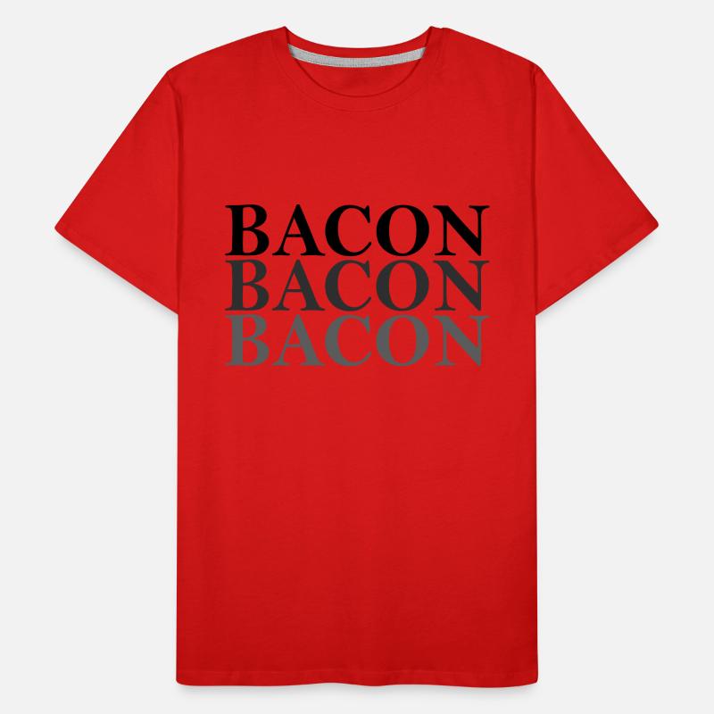 BACON 3mal Männer Premium Bio T-Shirt