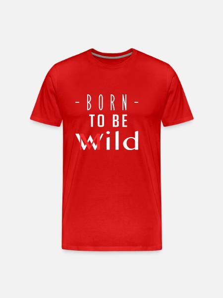 Born To Be Mild - Men's Premium Organic T-Shirt - red