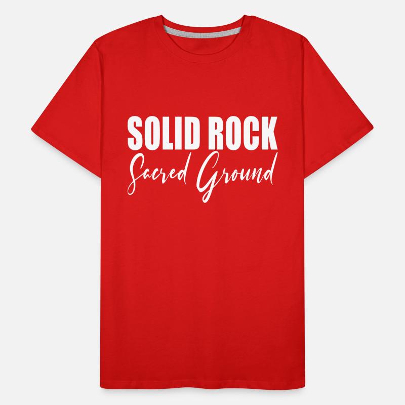 SOLID ROCK Sol sacré T-shirt bio Premium Homme