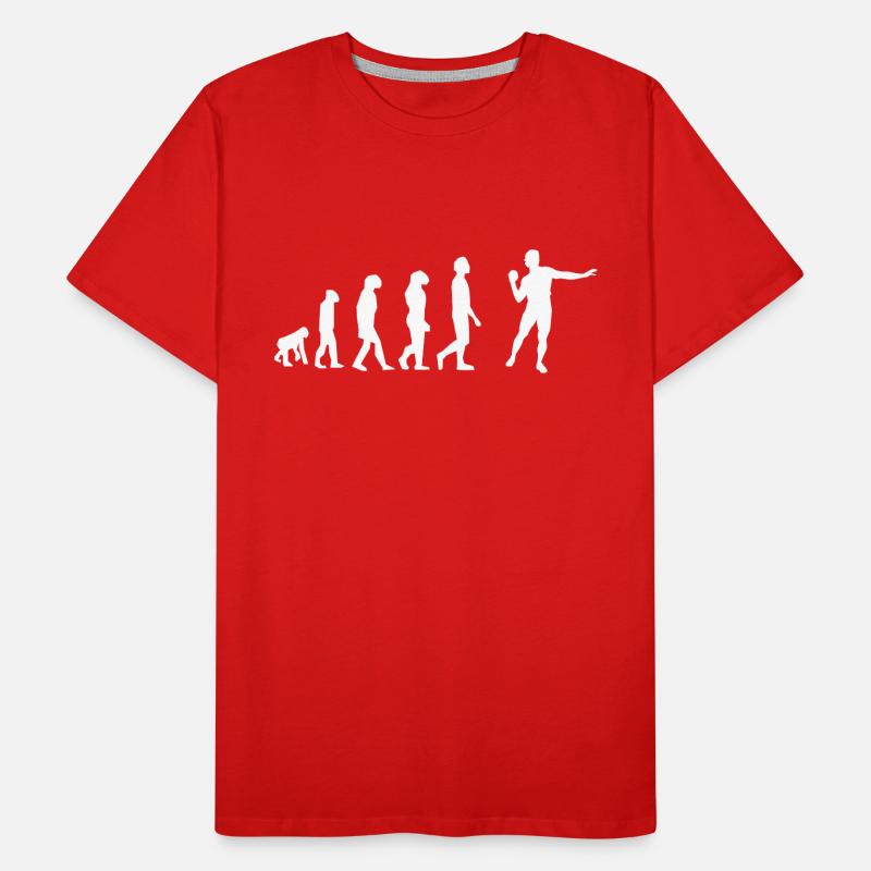 Weight Throw Evolution Men's Premium Organic T-Shirt