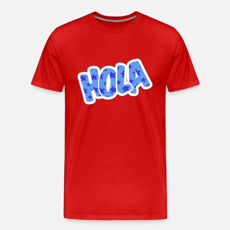 Sprüche - Männer Premium Bio T-Shirt - Rot