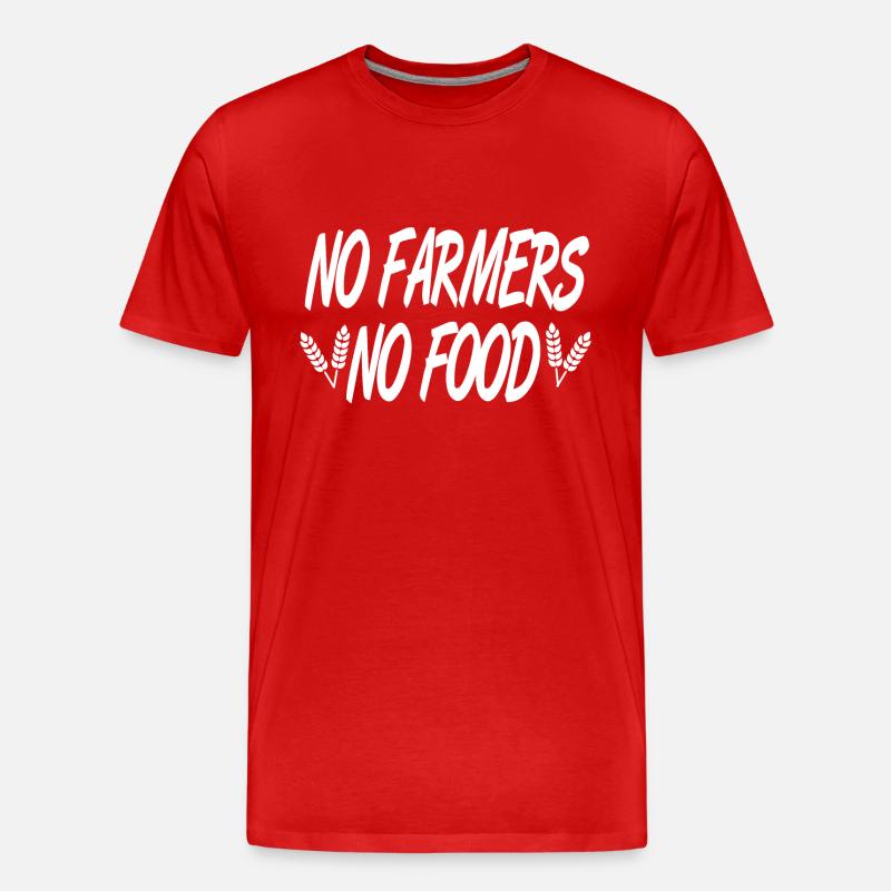 Bauer - Männer Premium Bio T-Shirt - Rot