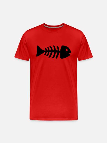 fisch_1___f1 - Men's Premium Organic T-Shirt - red