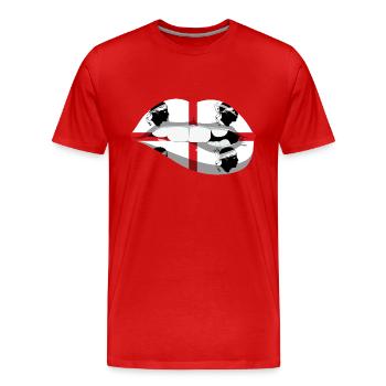 Sardinia Flag Sardinian Flag Sardegna Flag - Men's Premium Organic T-Shirt - red - Front - Damien (186cm)