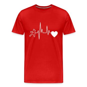 Handball Club Handball Handball Handball Player - Men's Premium Organic T-Shirt - red - Front - Damien (186cm)