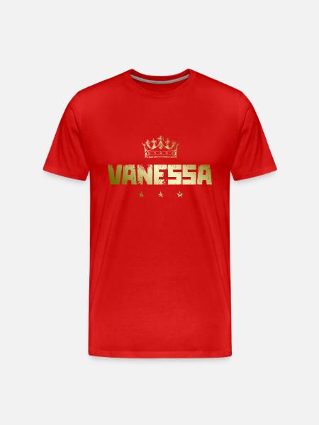 Vanessa - Men's Premium Organic T-Shirt - red