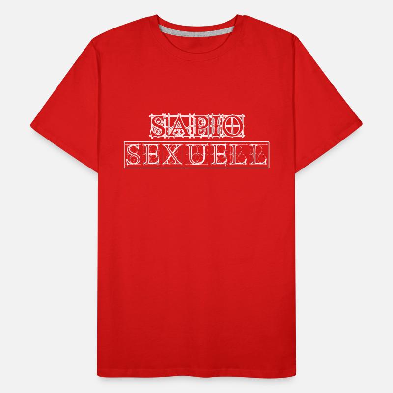 Sapiosexuell Männer Premium Bio T-Shirt