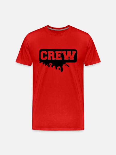 crew - Men's Premium Organic T-Shirt - red