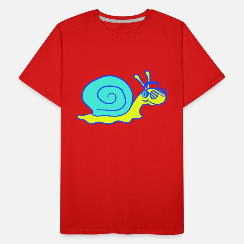 Cool DJ Escargot Mignon Shell T-shirt bio Premium Homme