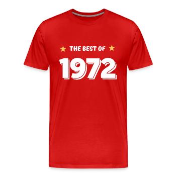 Best of 1972 - T-shirt bio Premium Homme - rouge - Devant - Damien (186cm)