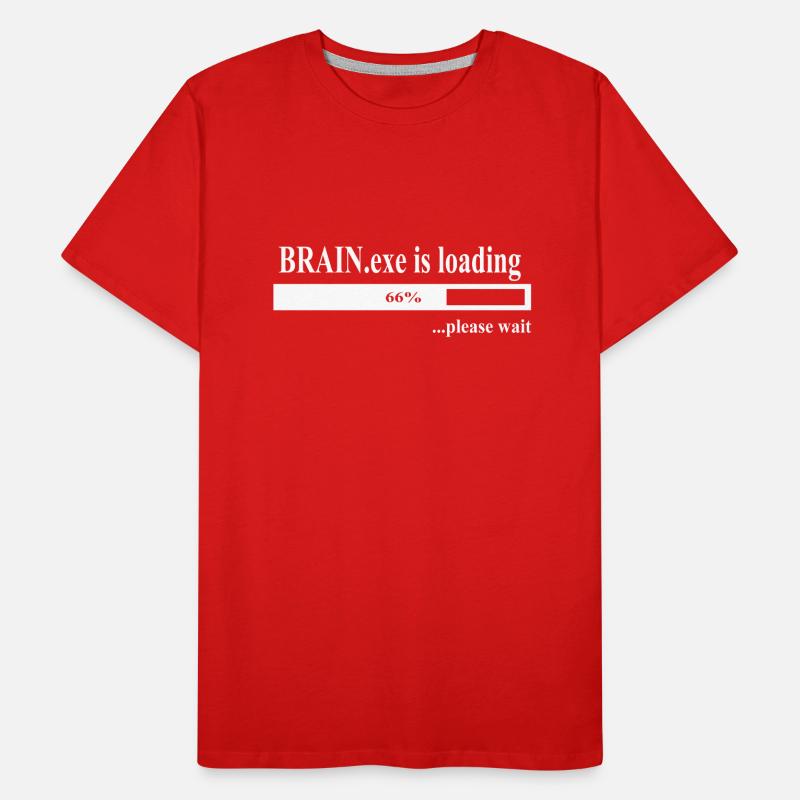 Brain.Exe is loading Männer Premium Bio T-Shirt