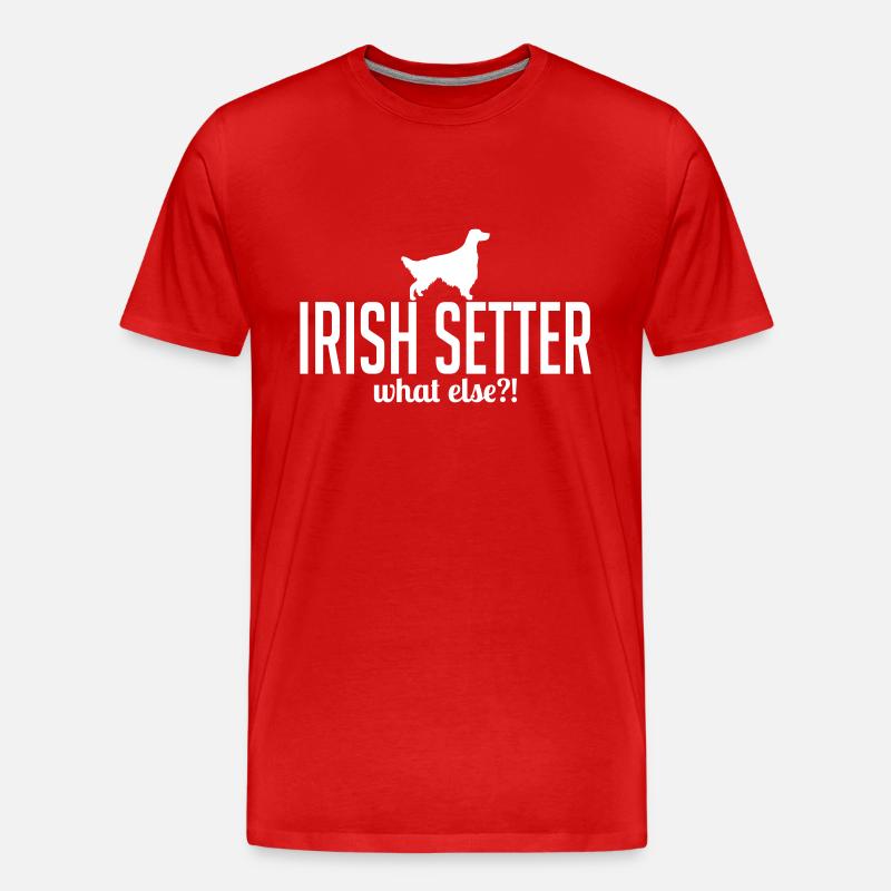 IRISH SETTER what else - Männer Premium Bio T-Shirt - Rot