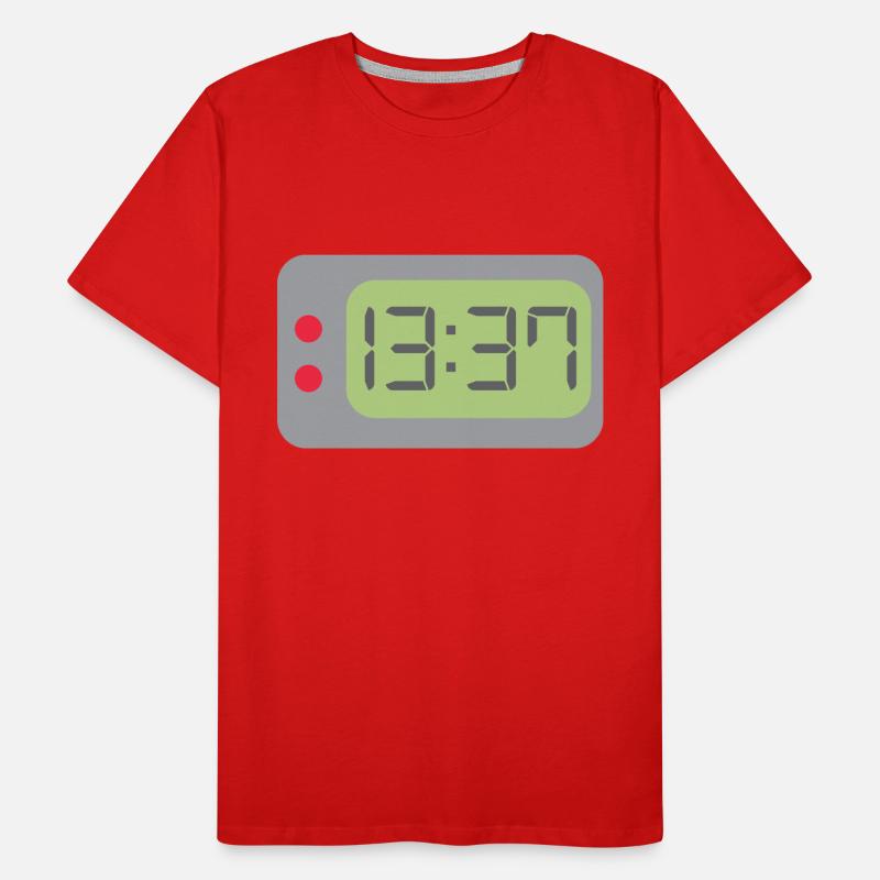 Clock 1337 Men's Premium Organic T-Shirt