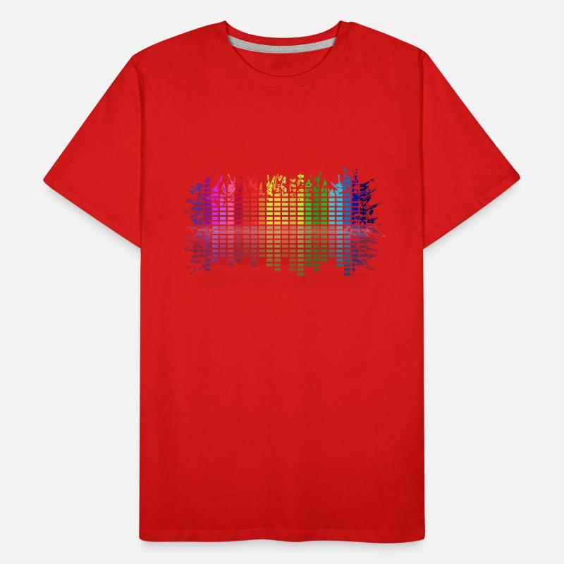 Scatter equalizer Men's Premium Organic T-Shirt