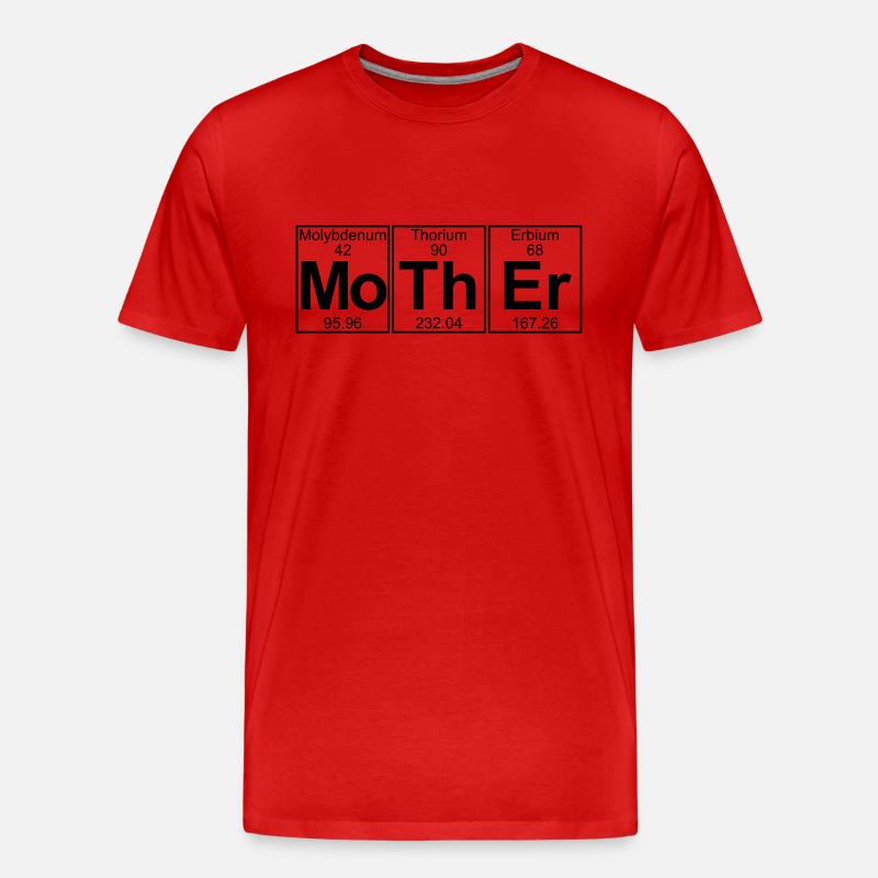 MoTh-Er (mother) - Full - Männer Premium Bio T-Shirt - Rot