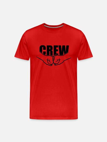 Punch crew team - Men's Premium Organic T-Shirt - red