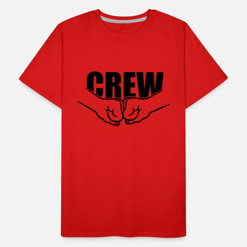 Équipe d'équipage de punch T-shirt bio Premium Homme