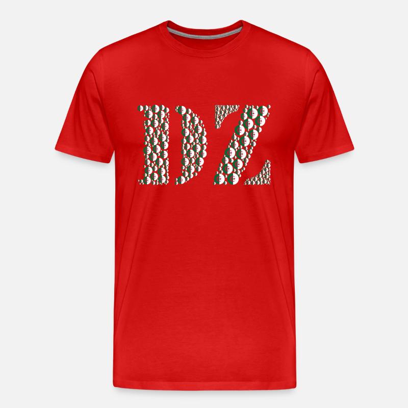 DZ - Männer Premium Bio T-Shirt - Rot