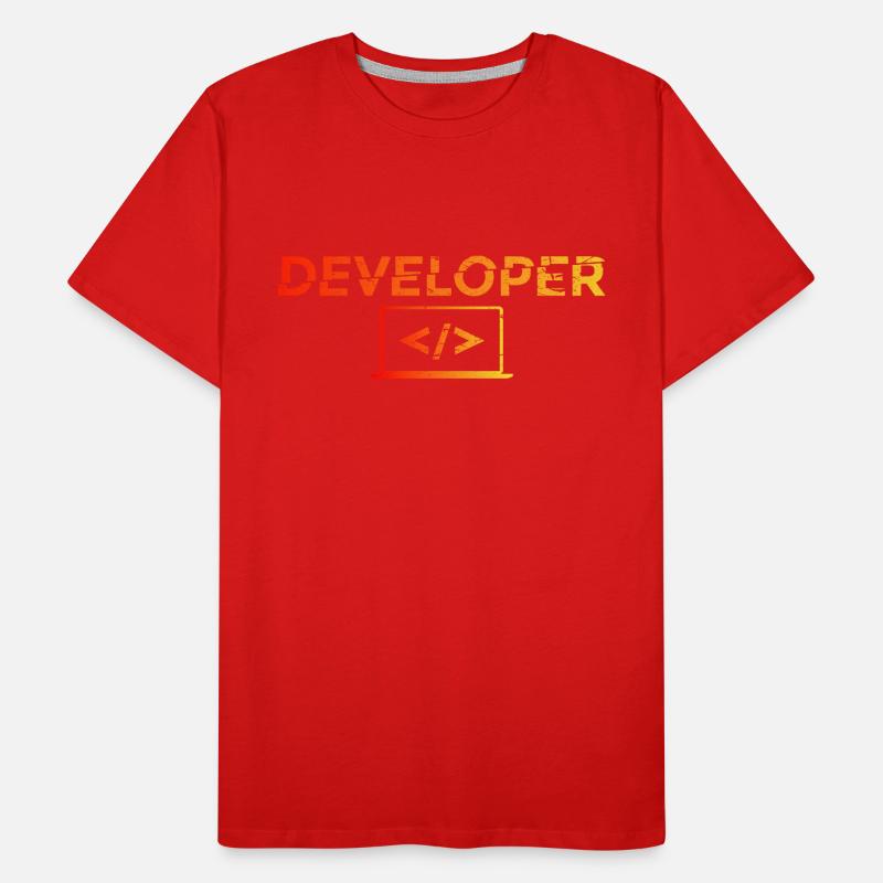Developer - Informatik IT EDV PC Computer Shirt Men's Premium Organic T-Shirt