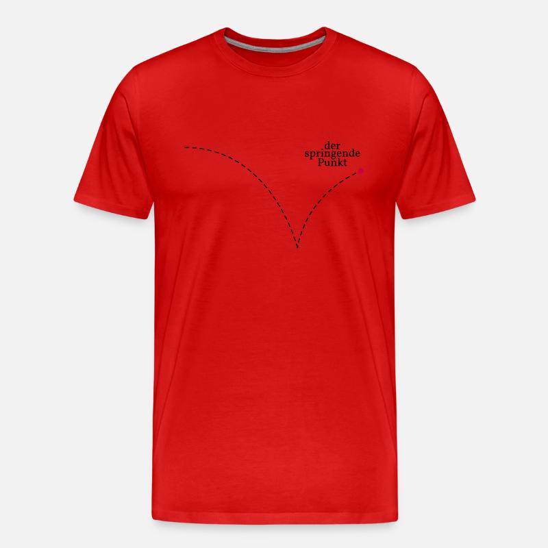 Der springende Punkt - Männer Premium Bio T-Shirt - undefined