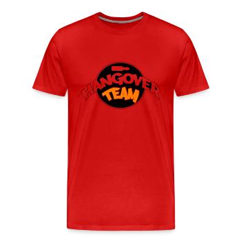 Hangover Team 02 - Men's Premium Organic T-Shirt - red - Front - Damien (186cm)