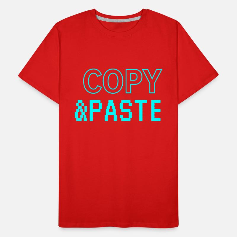 Copy & Paste Männer Premium Bio T-Shirt