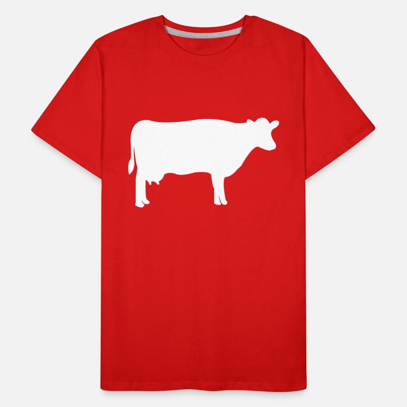 vache T-shirt bio Premium Homme