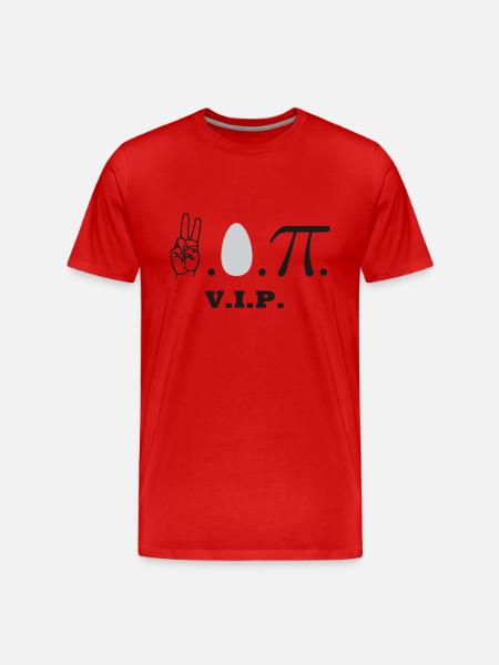 VIP - Männer Premium Bio T-Shirt - Rot