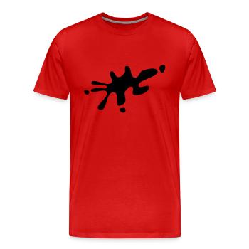 Drop - T-shirt bio Premium Homme - rouge - Devant - Damien (186cm)