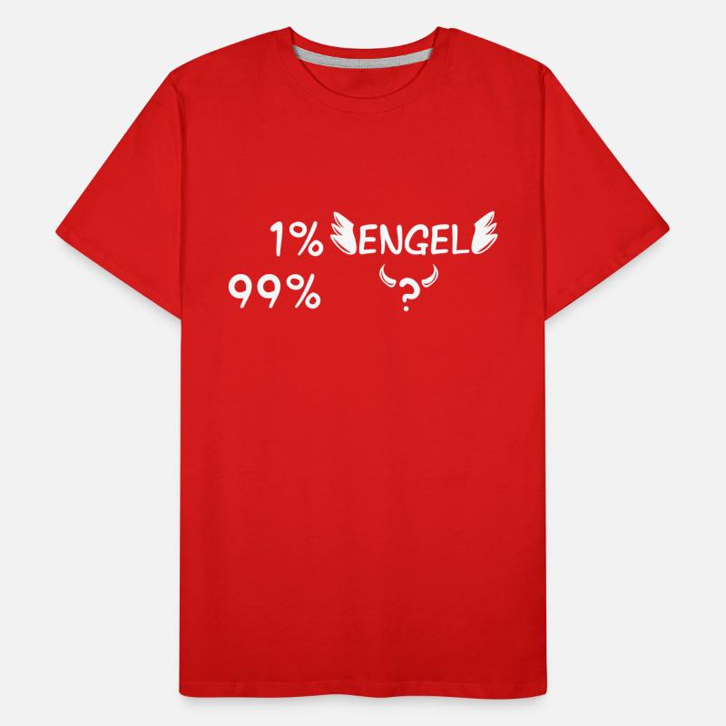 Engel oder Teufel Männer Premium Bio T-Shirt