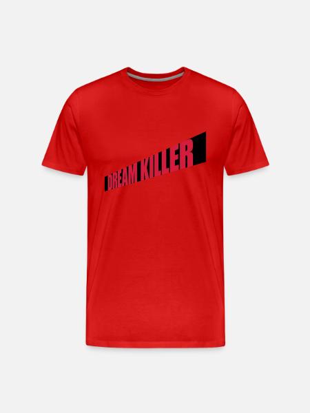 dream killer pessimists quote - Men's Premium Organic T-Shirt - red