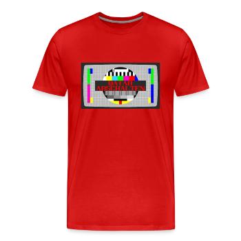 Boycott Qatar shut down Qatar No to the World Cup in Kata - Men's Premium Organic T-Shirt - red - Front - Damien (186cm)