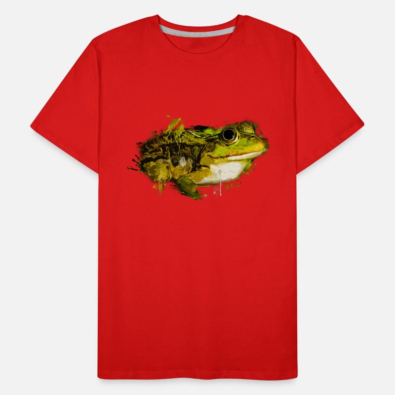 Frogs, Toad, Tree Frog, Frog Men's Premium Organic T-Shirt