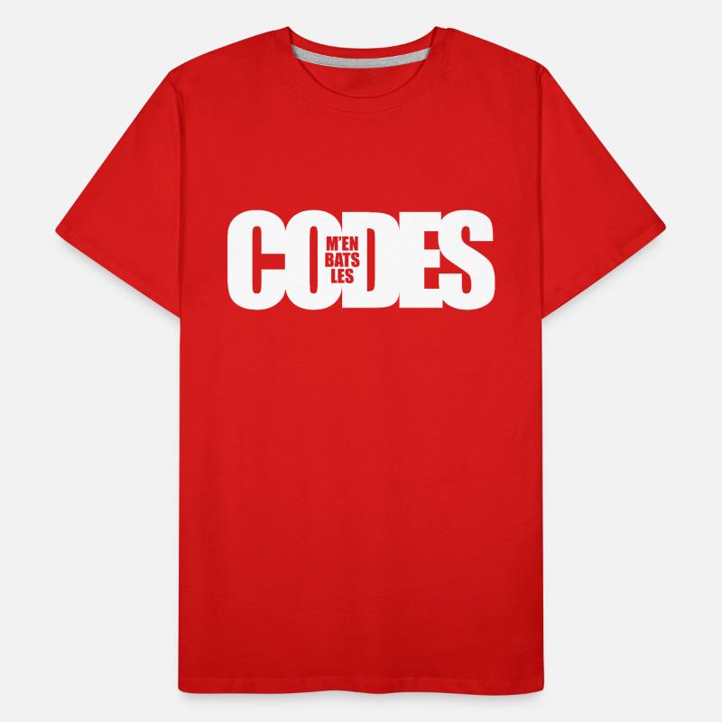 M'en Bats Les Codes T-shirt bio Premium Homme