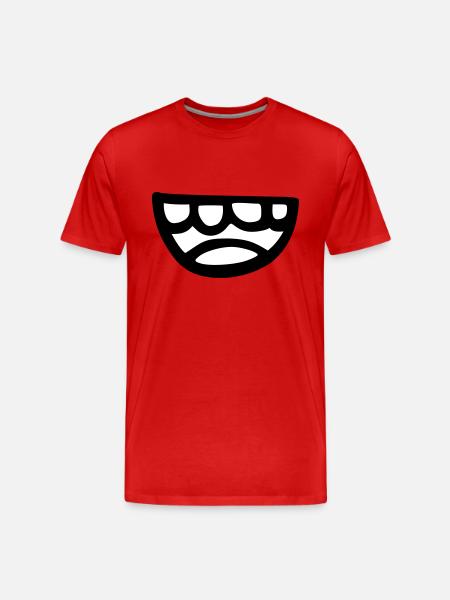 Smile - T-shirt bio Premium Homme - rouge