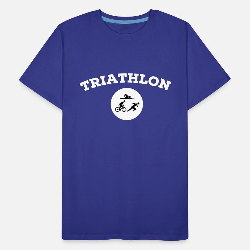 Triathlon natation Cyclisme T-shirt bio Premium Homme