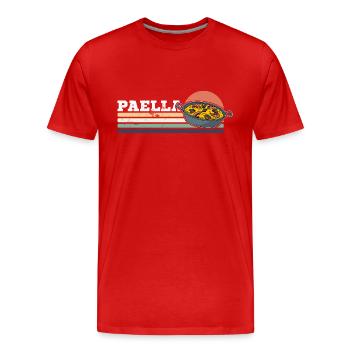 Paella Spanien Gericht Valencia Küche Spruch - Männer Premium Bio T-Shirt - Rot - Vorne - Damien (186cm)