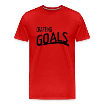 creative community soccer leagues statement - Männer Premium Bio T-Shirt - Rot - Vorne - Damien (186cm)