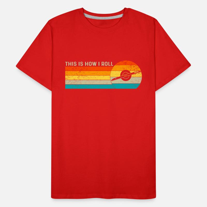 This Is How I Roll - Roller one wheel Men's Premium Organic T-Shirt
