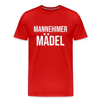 Marathon Running Jogging - Männer Premium Bio T-Shirt - Rot - Vorne - Damien (186cm)