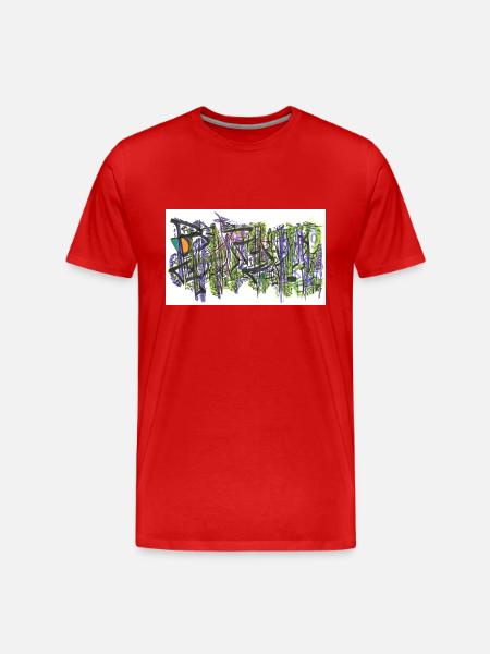 240723 03 - Männer Premium Bio T-Shirt - Rot