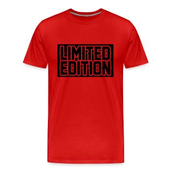 Édition limitée - T-shirt bio Premium Homme - rouge - Devant - Damien (186cm)