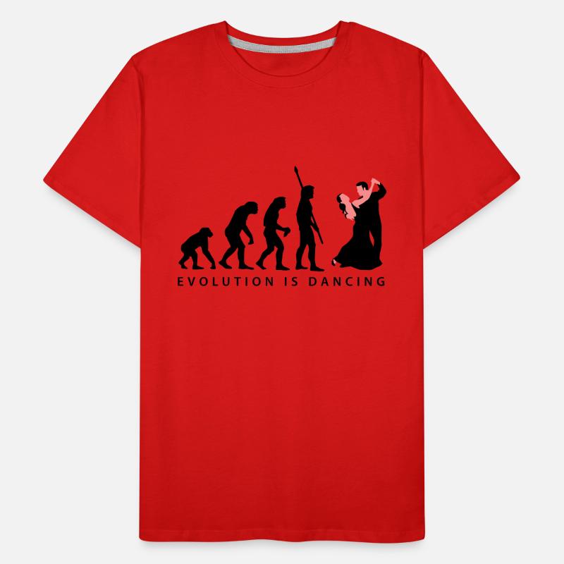 evolution_tanzpaar_b_2c Men's Premium Organic T-Shirt