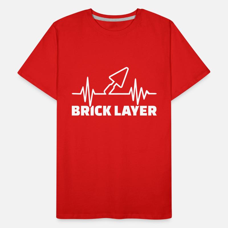 Brick layer Men's Premium Organic T-Shirt