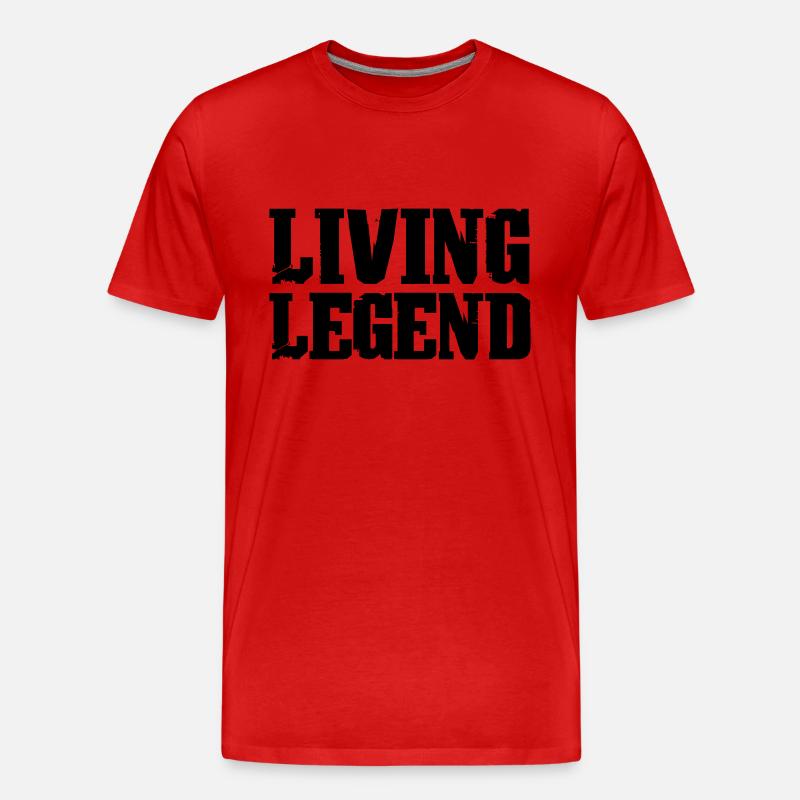 Living Legend - Men's Premium Organic T-Shirt - red