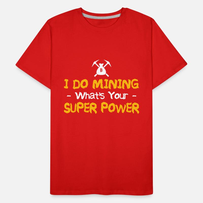 Mining Men's Premium Organic T-Shirt