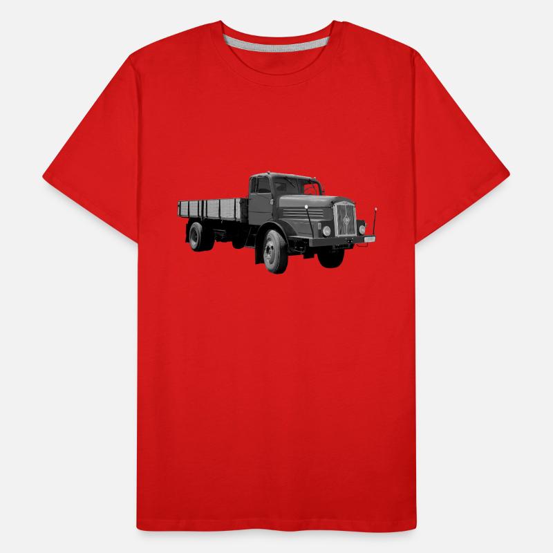 H6 Truck IFA Werdau DDR Oldtimer Ostalgie T-shirt bio Premium Homme